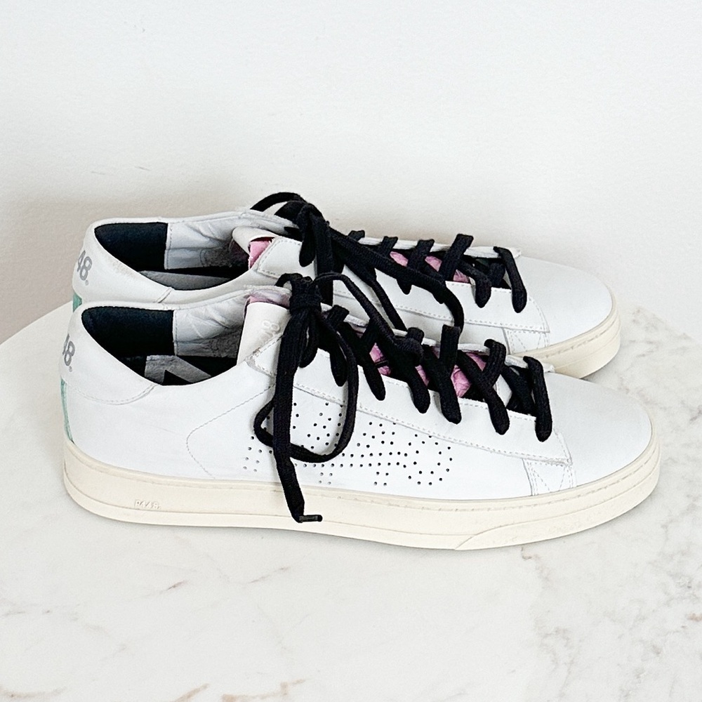 NEW P448 F22 Jack Low Top Sneaker In Crocco Size 40 EU 9.5-10 US - Picture 8 of 9
